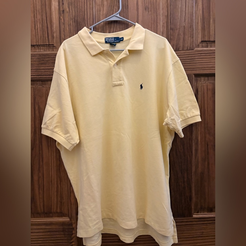 Polo by Ralph Lauren Men's Soft Yellow Polo Shirt